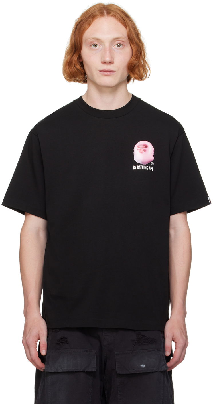 Tričko BAPE Black 3D Art Ape Head T-Shirt Čierna | 001TEK301317M, 0