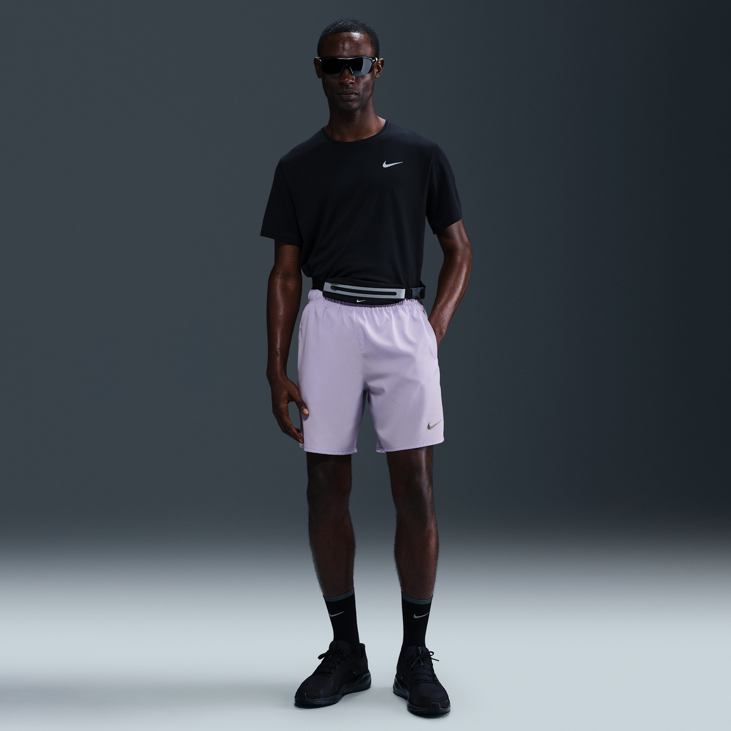 Šortky Nike Challenger Dri-FIT 7" Running Shorts with Liner Fialová | DV9359-515, 0