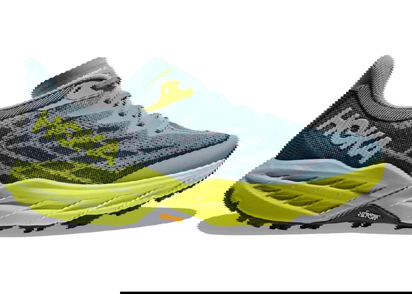 Tenisky a topánky Hoka One One Speedgoat 5 "Stone Blue Dark Citron" Modrá | 1123157-SBDCT, 0