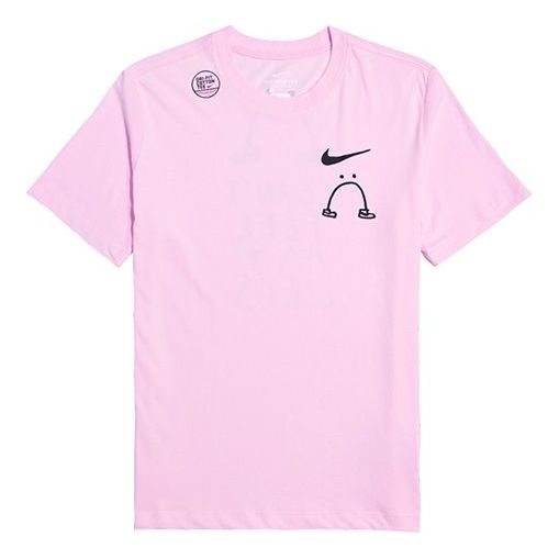 Tričko Nike I Can't Feel My Legs Slogan Sports T-Shirt Ružová | CK9460-663