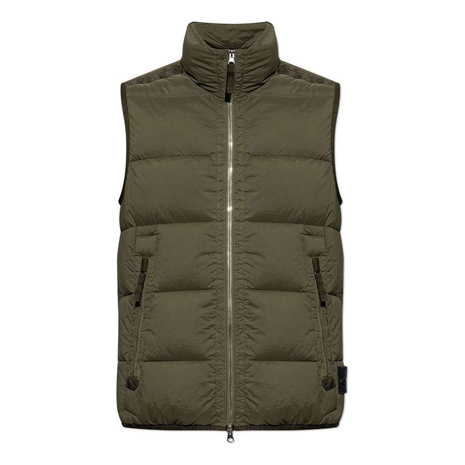 Vesta Stone Island Logo Patch Puffer Vest Zelené | 7915G1428-V0058, 0