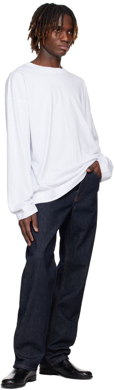 Sveter Dries Van Noten Dries Van Noten Long Sleeve T-Shirt Biela | 251-021112-1603, 3