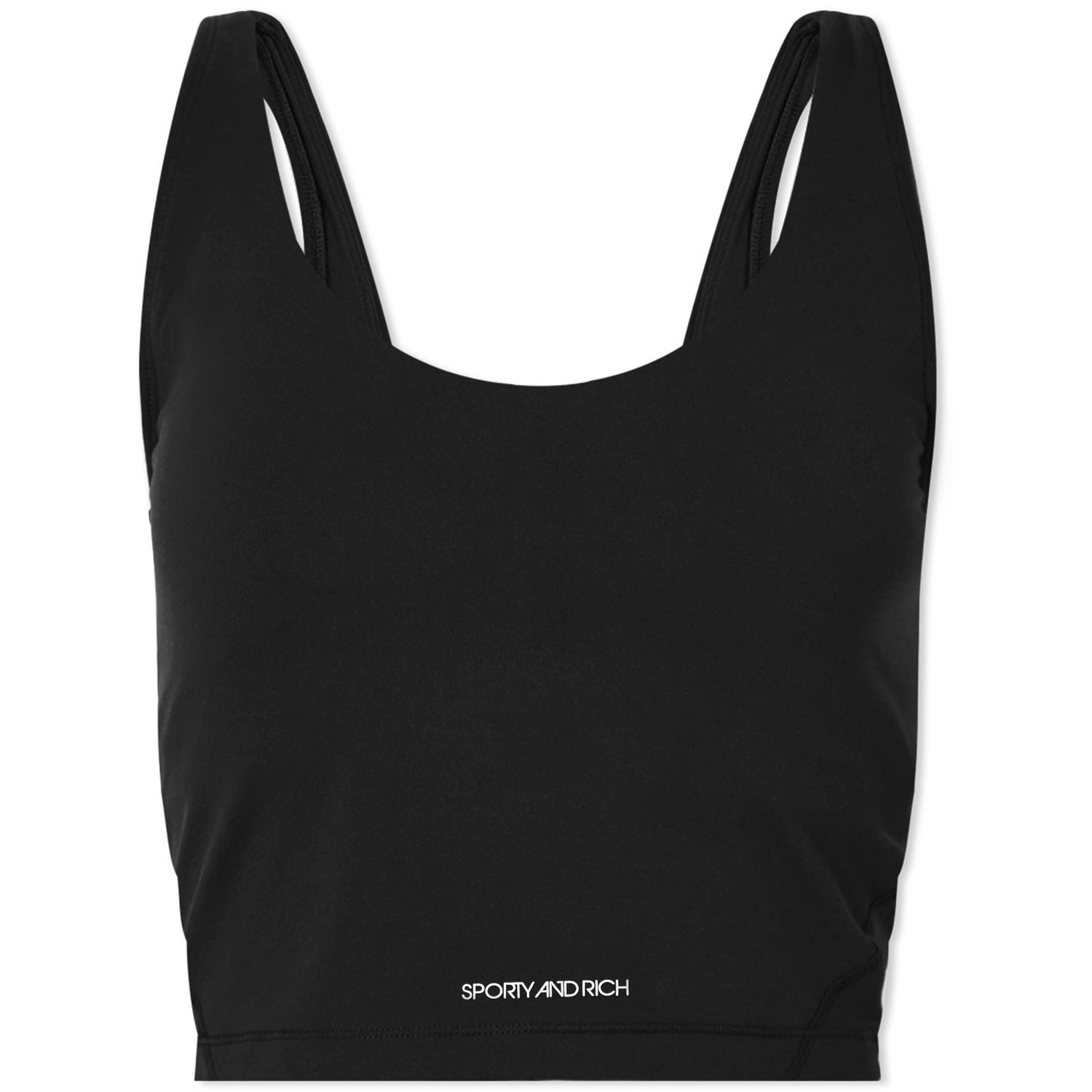 Podprsenka Sporty & Rich Cropped Tank Bra Top Čierna | TC671BK, 0