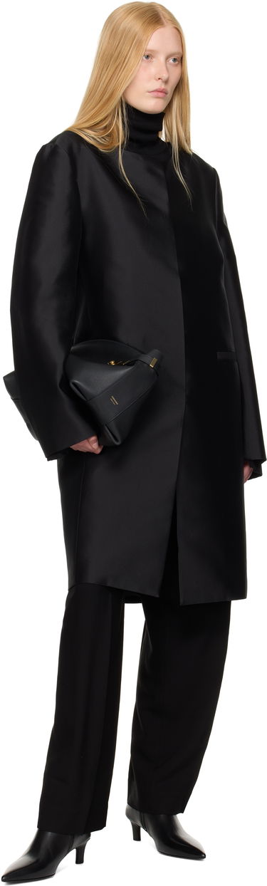 Kabáty TOTEME TOTEME Collarless Coat Čierna | 253-WRO0213-FB0429, 3