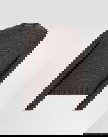 Sveter Dolce & Gabbana Dolce & Gabbana Wool and Cashmere Pullover Hnedá | GXXAGTJGMC7M0682, 0