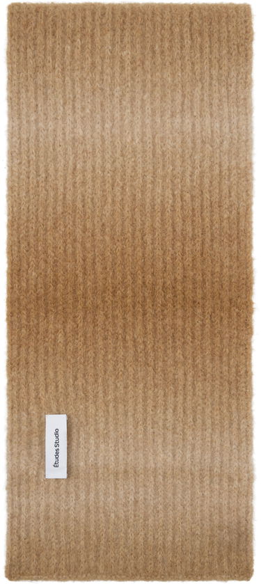 Šál Études Études Alpaca Scarf Hnedá | H24MMACC682-64, 1