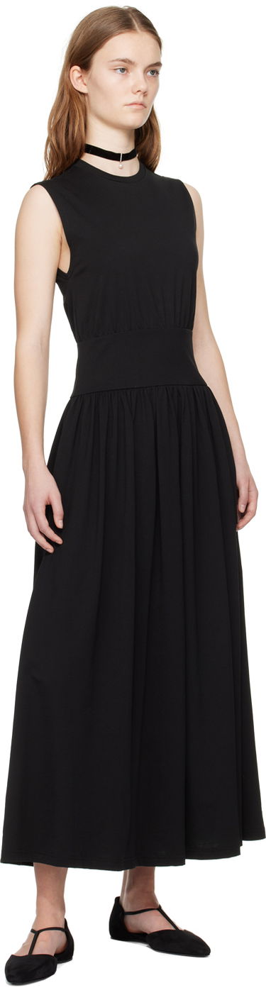 Tenisky a topánky TOTEME Totême Suede T-Strap Ballerina Flats Čierna | 234-WLGSE082-LE0012, 4