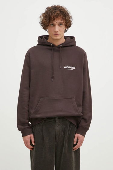 Mikina GRAMICCI Original Fredm Hoded Sweatshirt Hnedá | G4FU.J113, 0