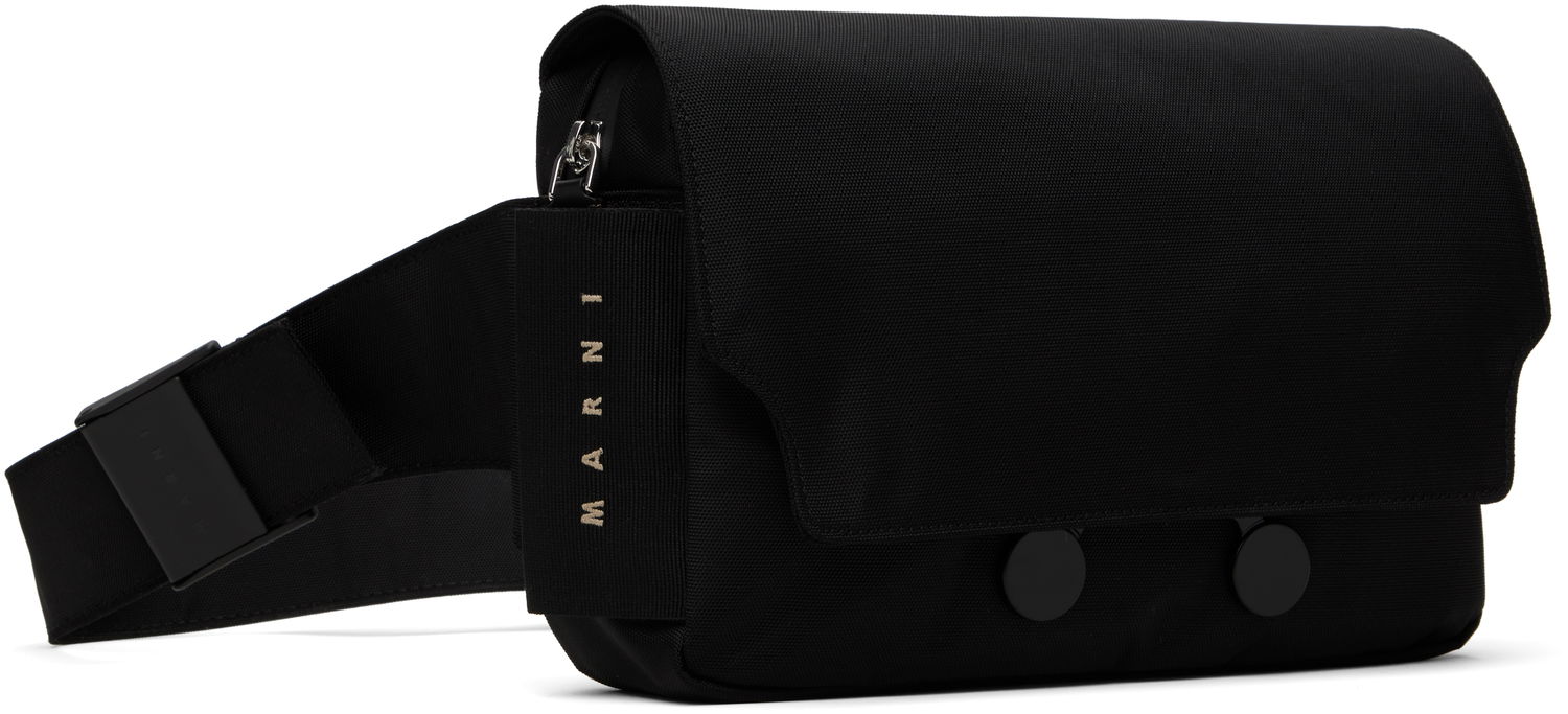Ľadvinka Marni Marni Cordura Cityscape Belt Bag Čierna | MUMQ0023A0 P8184, 1