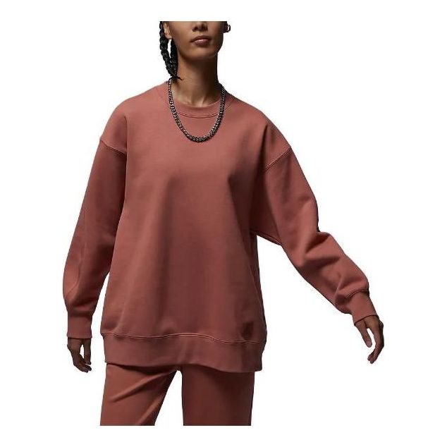 Mikina Jordan Air Jordan Flight Fleece Crew-neck Sweatshirt Ružová | FB5117-810