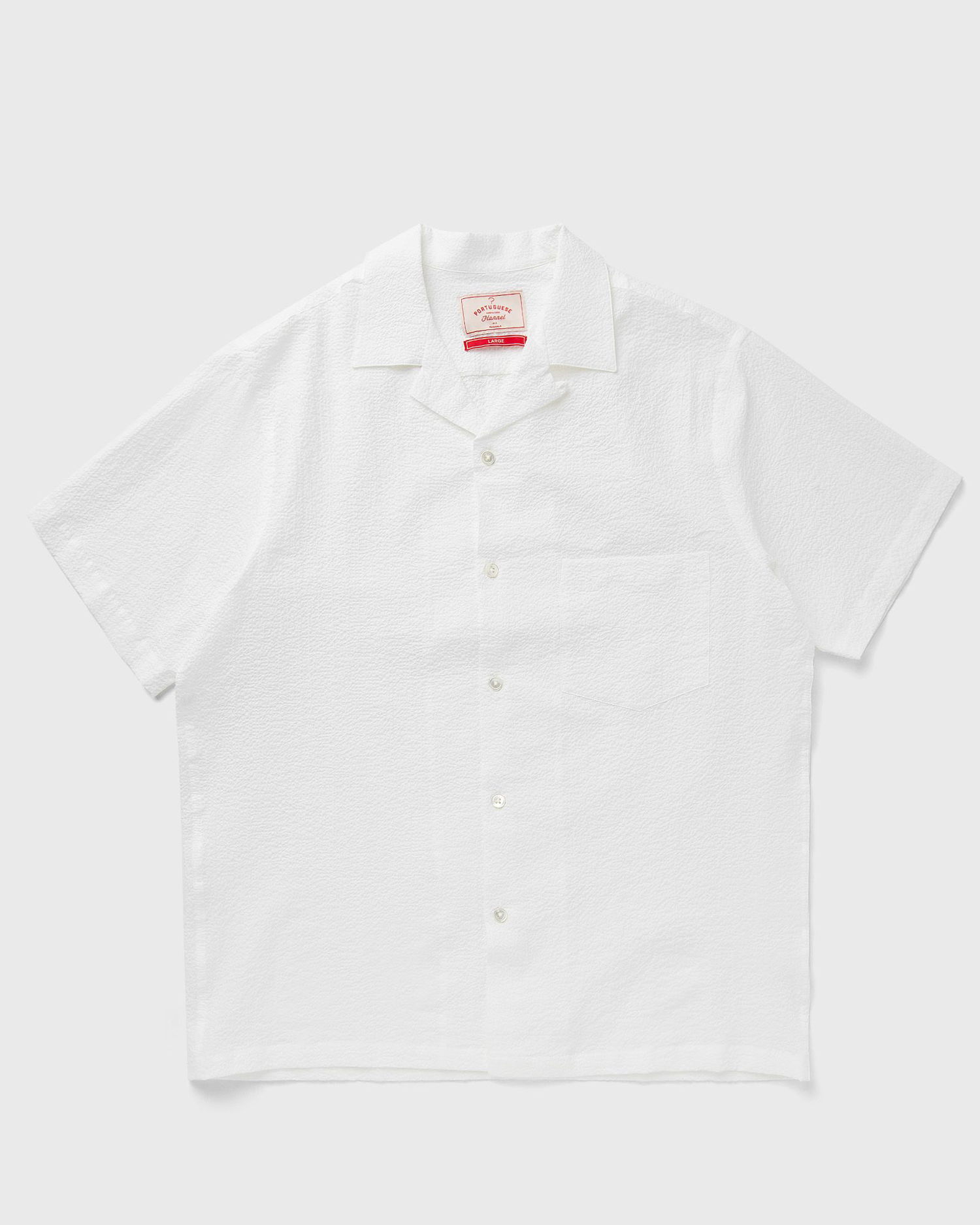 Košeľa Portuguese Flannel Short Sleeve Shirt Biela | SS25.042.WHITE, 1