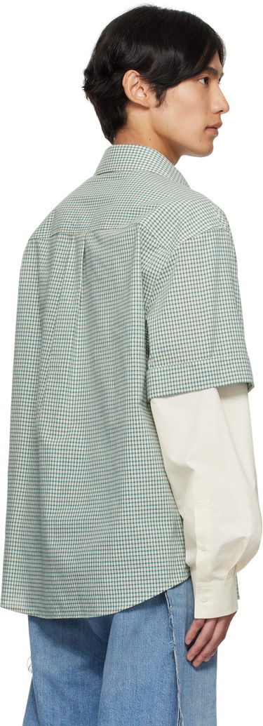 Košeľa We11done We11done Detachable Sleeves Shirt Zelené | WD-SH2-25-181-M-BG, 2