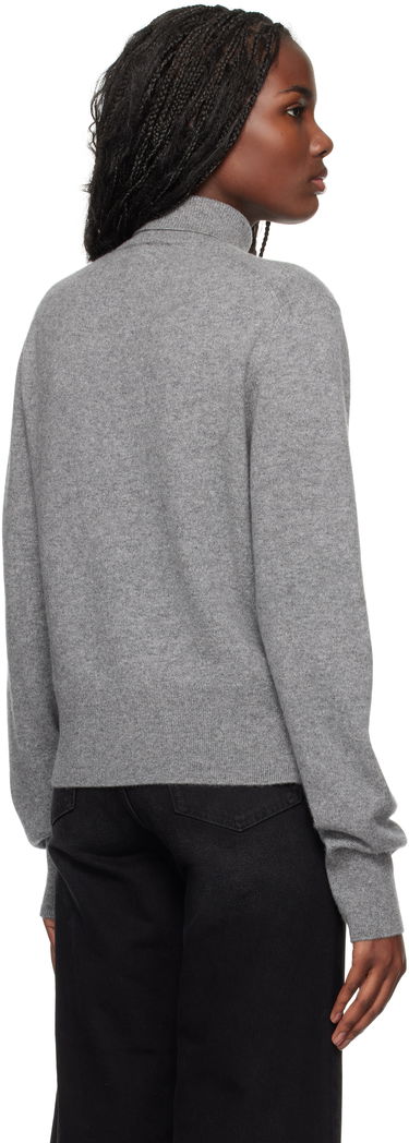 Sveter TOTEME TOTEME Cropped Turtleneck Sweater Šedá | 244-WRT0405-YA0016, 2