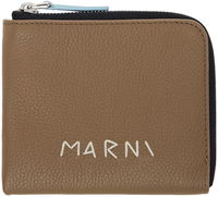 Zip-Around Leather Wallet