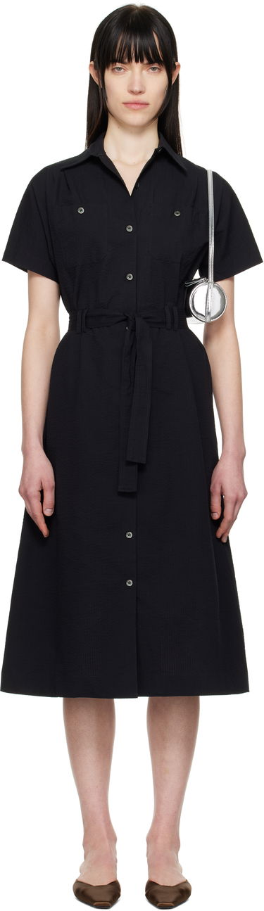 Šaty A.P.C. A.P.C. New Drew Midi Shirt Dress Čierna | COGXU-F05959, 0