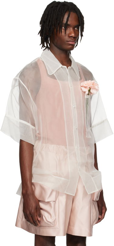 Košeľa Simone Rocha Simone Rocha Carnation Pocket Boxy Shirt Čierna | 5332 0360, 4