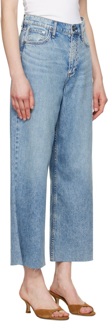 Džínsy rag & bone Rag & Bone Featherweight Andi Ankle-Length Jeans Modrá | WDD25S2914FWBC, 1