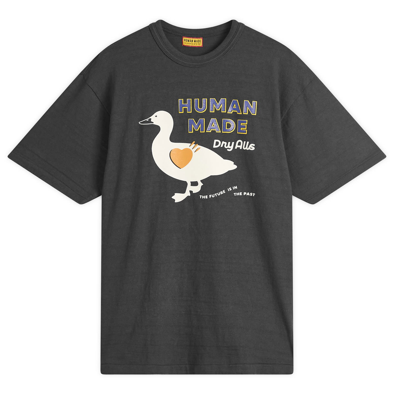 Tričko Human Made Duck Dry Alls Graphic T-Shirt, Size Large Šedá | HM29TE012-BLK, 0