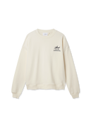 Cream Relaxed-Fit Sweatshirt