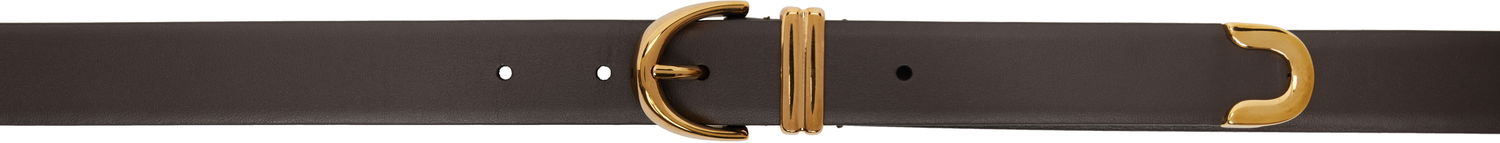 Opasok Khaite Khaite Bambi Leather Belt Hnedá | 10010-908, 0