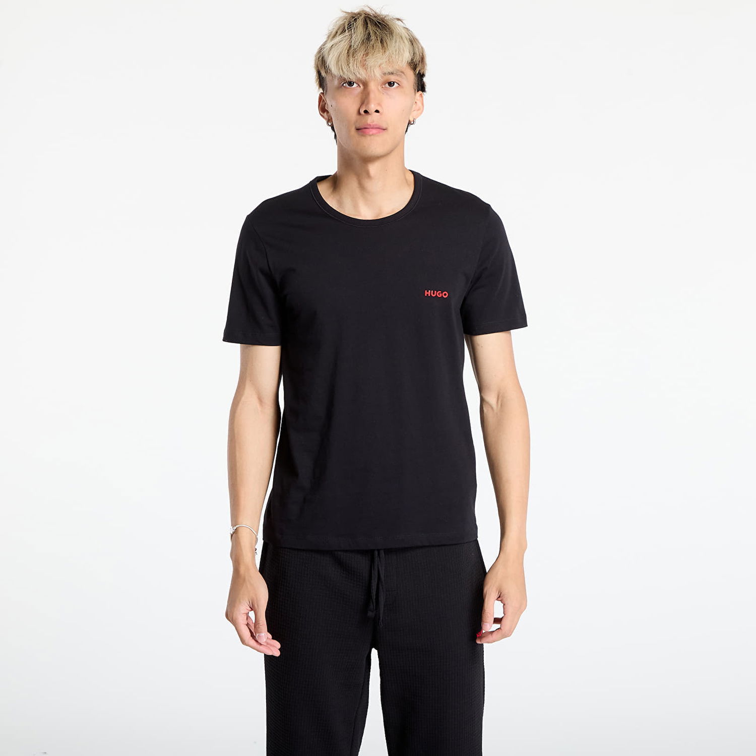 Tričko BOSS Hugo Boss RN 3-Pack T-Shirt Čierna | 50532811-990, 0