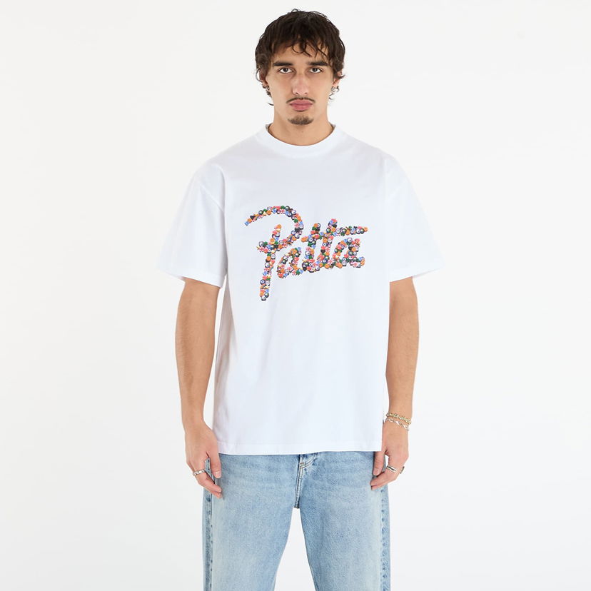 Tričko Patta T-Shirt Vibes Multicolor Graphic Biela | POC-AW25-1000-290-0093-002
