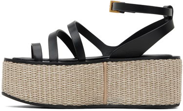 Starostlivosť o obuv Max Mara Max Mara Biarritz Platform Sandals Čierna | 2345210338600, 2