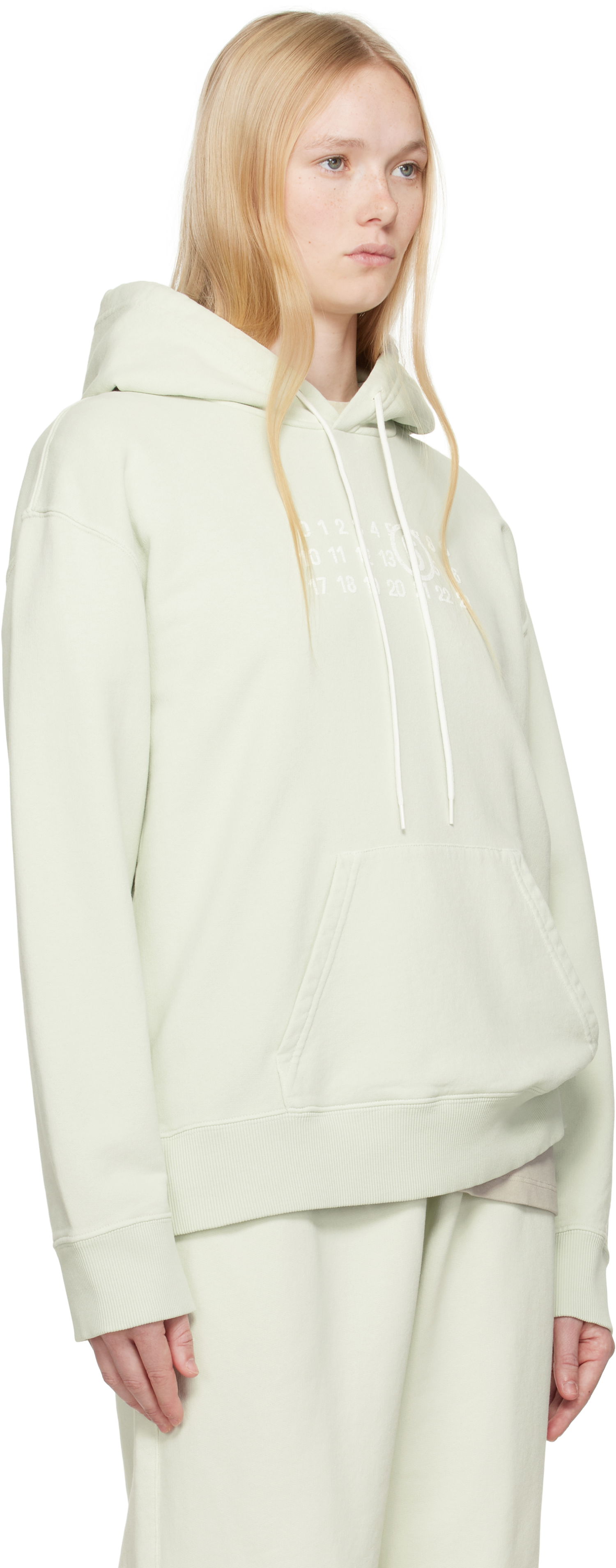 Mikina Maison Margiela MM6 Maison Margiela Unbrushed Sweat Jersey Hoodie Zelené | S62GU0138 M25004, 1