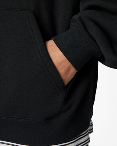 Mikina Converse Large logo Star Chevron Hoody Čierna | 10024915-a01-001, 3