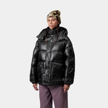 Prešívaná bunda Carhartt WIP Benson Puffer Hooded Jacket Čierna | I035370_9, 2