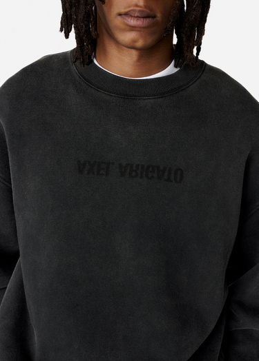 Mikina AXEL ARIGATO Washed Sweatshirt Čierna | A3122004, 6