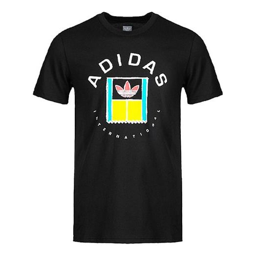Tričko adidas Originals Originals Oncourt Graphic Tee Čierna | DT8110