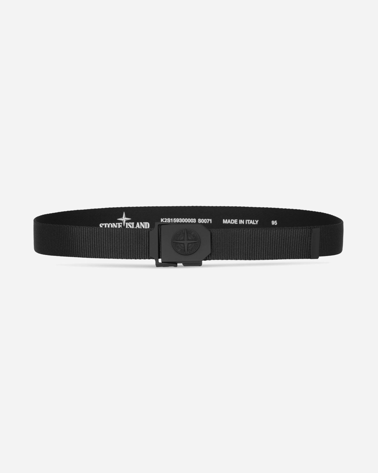 Opasok Stone Island Nylon Webbing Belt with Logo Buckle Čierna | K2S15-9300003-S0071 V0029, 0