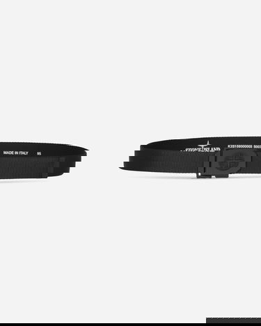 Opasok Stone Island Nylon Webbing Belt with Logo Buckle Čierna | K2S15-9300003-S0071 V0029, 0
