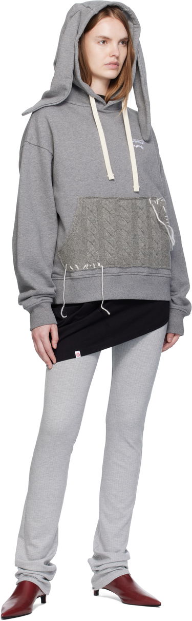 Mikina Charles Jeffrey Loverboy Charles Jeffrey LOVERBOY Patch Rabbit Ears Hoodie Šedá | 52081002, 3