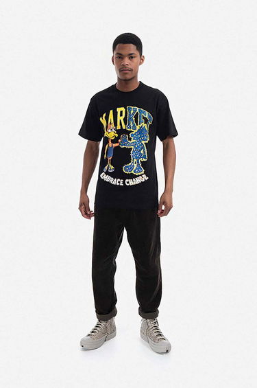 Tričko MARKET Print T-Shirt Black Čierna | 399000616, 1