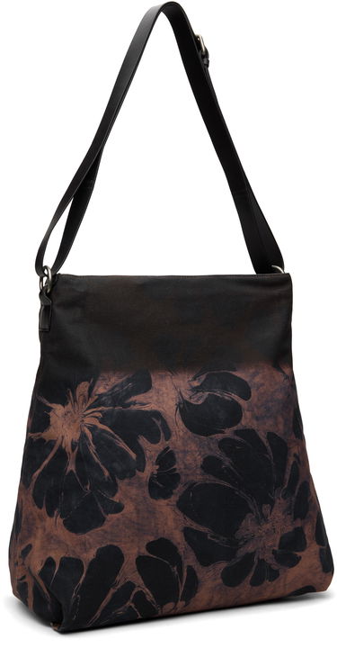 Taška cez rameno Dries Van Noten Dries Van Noten Floral-Print Canvas Shoulder Bag Hnedá | 251-021508-798, 2
