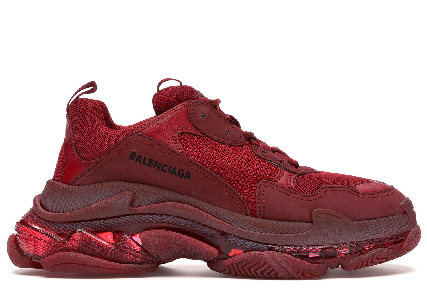 Tenisky a topánky Balenciaga Triple S Burgundy Red Vínová | 541624 W0901 6016, 0