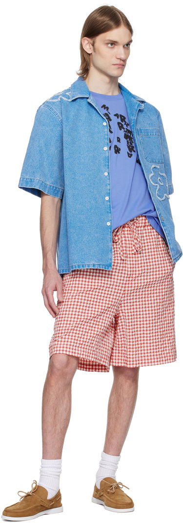 Košeľa Marni Marni Bowling Denim Shirt Modrá | CUJU0017QS USCX34, 3