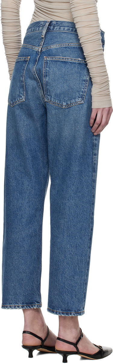 Džínsy AGOLDE AGOLDE 90's Crop Mid Rise Straight Jeans Modrá | A173-1535, 2
