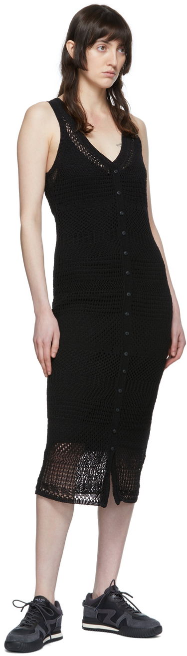 Šaty rag & bone Rag & Bone Knit Midi Dress Čierna | WAS22P0135213, 3