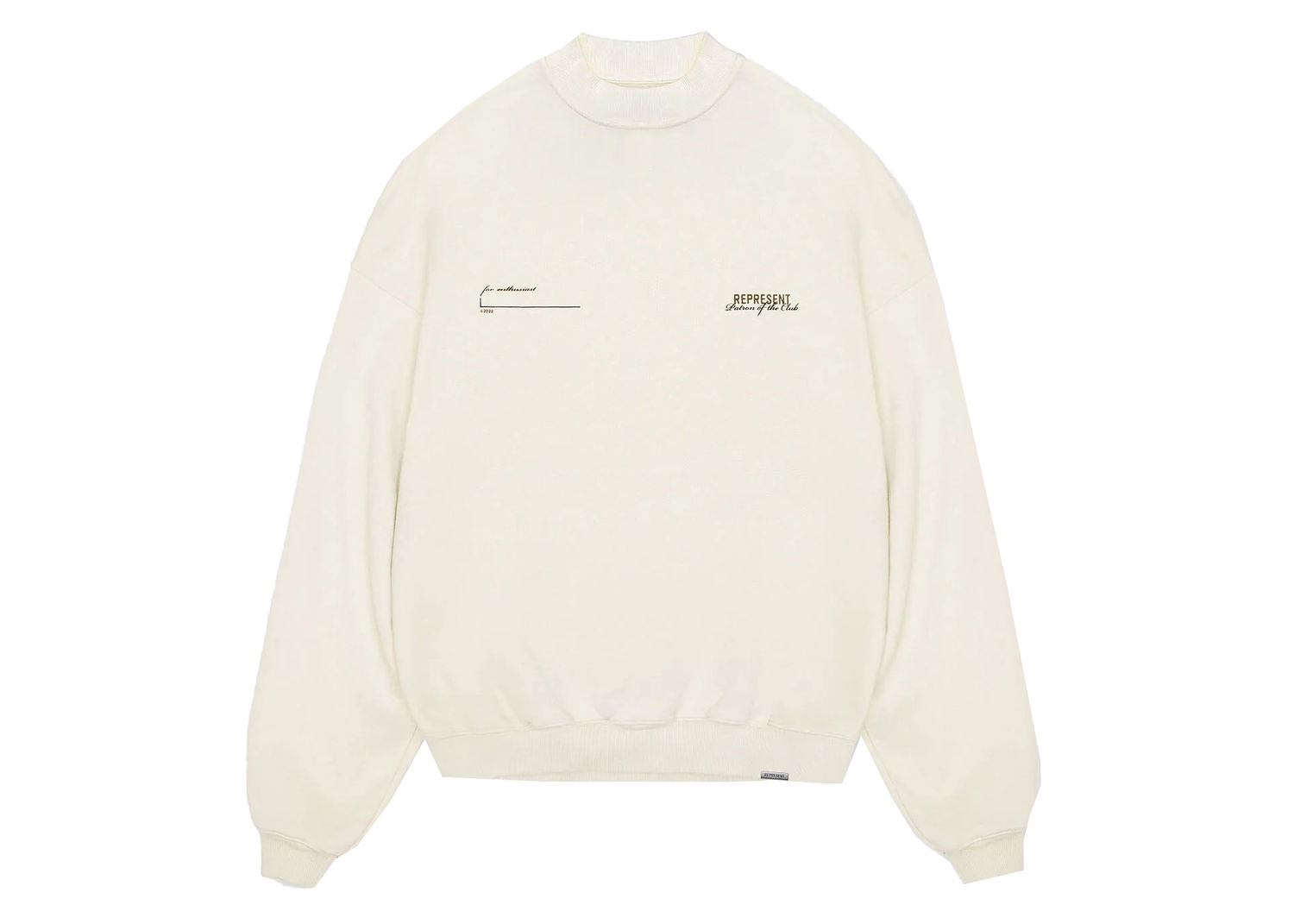 Sveter Represent Clo Represent Patron Of The Club Sweater Cream Biela | M04260-94, 0