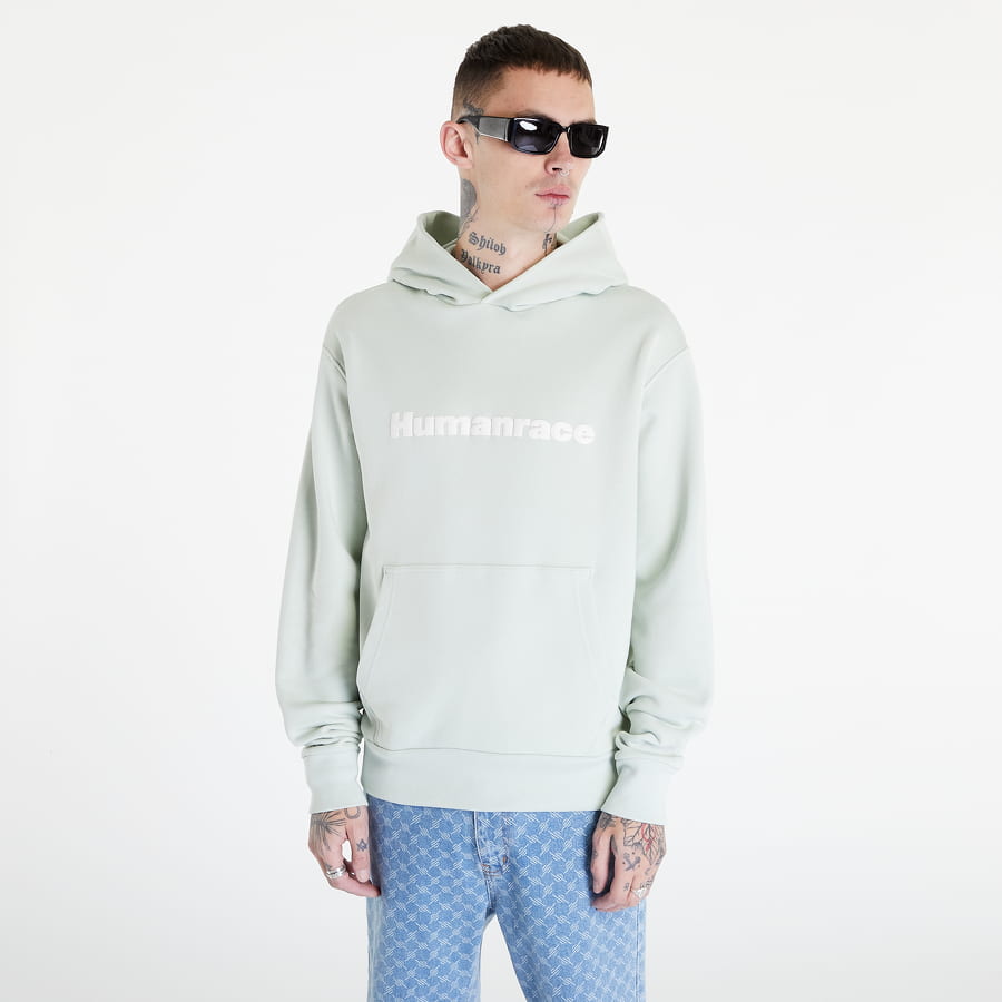 Mikina adidas Originals Pharrell Williams Basics Hoodie Zelené | HS4815, 0