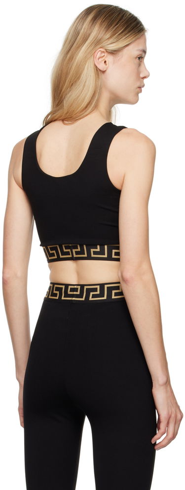 Tielko Versace Versace Greca Border Sports Bra Čierna | 1015878_1A11143_1B000, 2