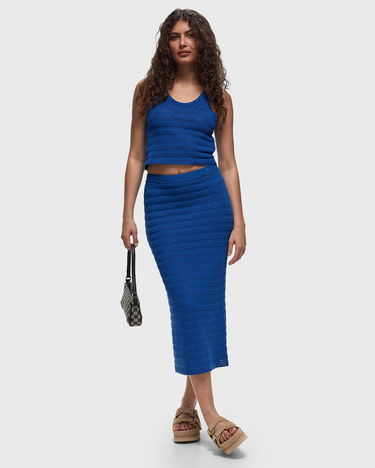 Sukňa American Vintage NYAMA SKIRT Modrá | NYA13AE24-BLEU-ROI, 1