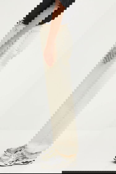 Džínsy Carhartt WIP Noxon High Waist Wide Leg Jeans Béžová | I031920.01SN, 1