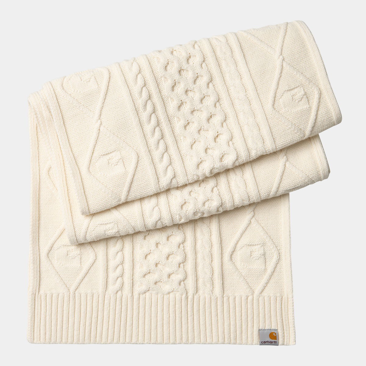 Šál Carhartt WIP Carhartt WIP Shawn Knit Scarf Biela | I035474_2, 0