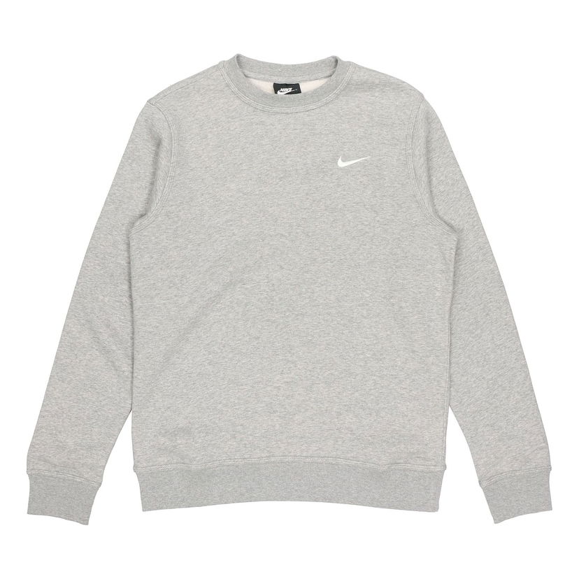 Mikina Nike Fleece Lined Embroidered Sweatshirt Šedá | 916609-063