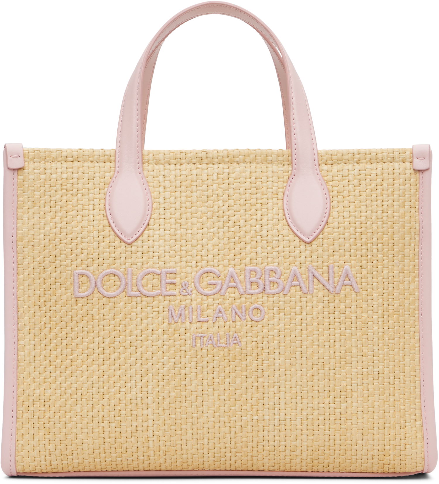 Tote bag Dolce & Gabbana Straw Logo Tote Béžová | EB0252 AY310, 0