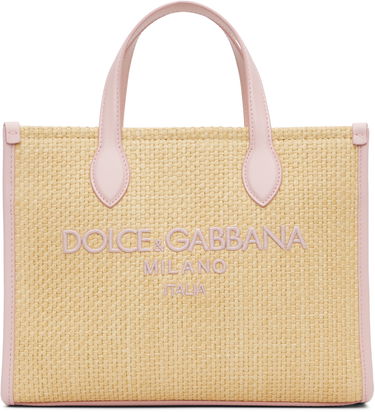 Tote bag Dolce & Gabbana Straw Logo Tote Béžová | EB0252 AY310, 0